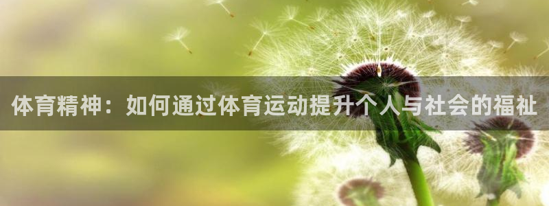 德国米兰体育官方正版app集团：体育精神：如何通过体育运动提